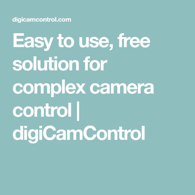 how to use digicamcontrol